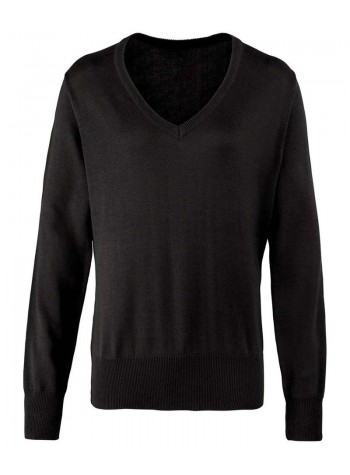Premier Women's v-neck knitted sweater 2