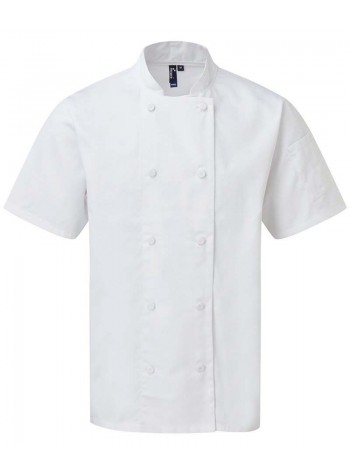 Premier Chefs coolchecker short sleeve jacket