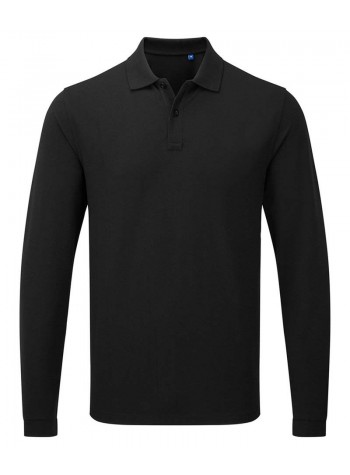 Premier Unisex long sleeve polo shirt, powered by HeiQ Viroblock 2