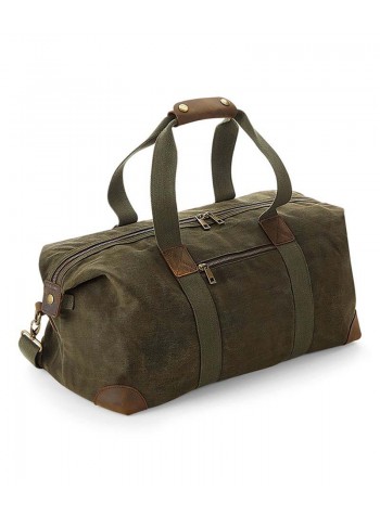 Quadra Heritage Waxed Canvas Holdall 2