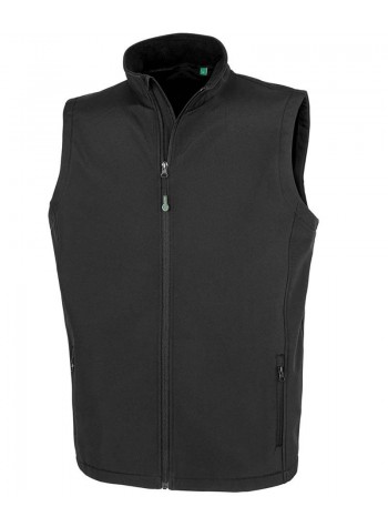 Result Genuine Recycled Men's recycled 2-layer printable softshell bodywarmer 2