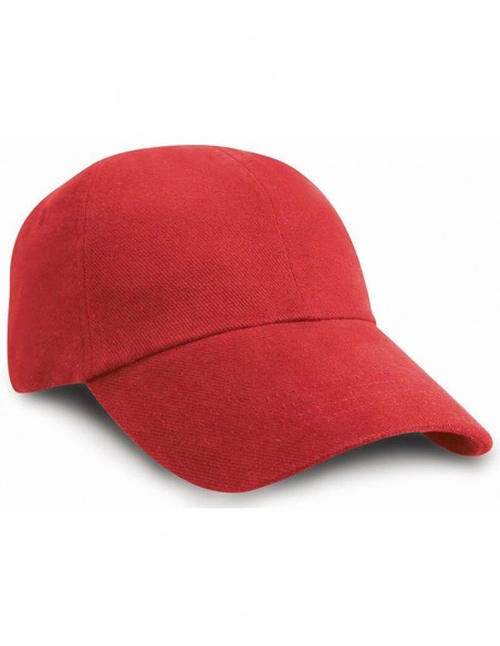 Result Headwear Junior low-profile heavy brushed cotton cap