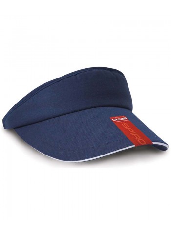 Result Headwear Herringbone sun visor with sandwich peak 2