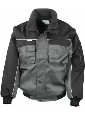 Result Work-Guard Zip sleeve heavy-duty pilot jacket