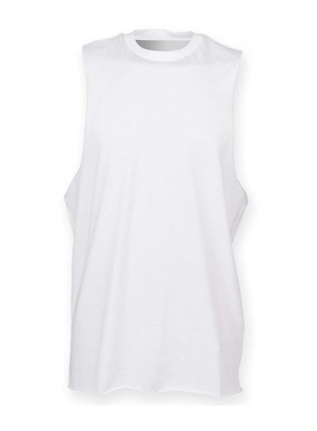 SF High neck slash armhole vest