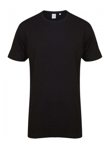 SF Longline t-shirt with dipped hem 2