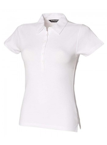 SF Women's short sleeve stretch polo