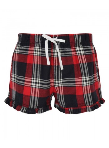SF Women's tartan frill shorts 2
