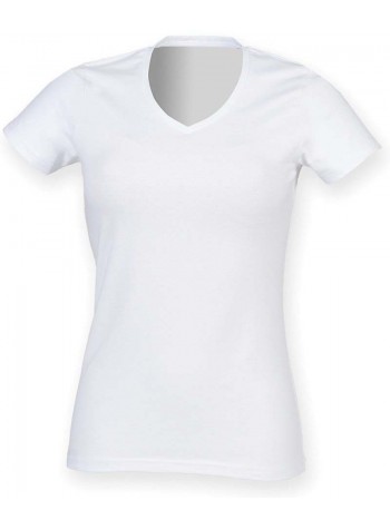 SF Feel good women's stretch v-neck t-shirt