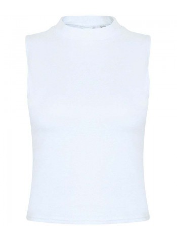 SF Women's high neck crop vest