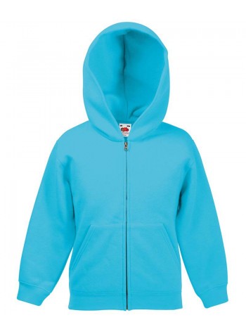 Fruit of the Loom Kids classic hooded sweatshirt jacket 2