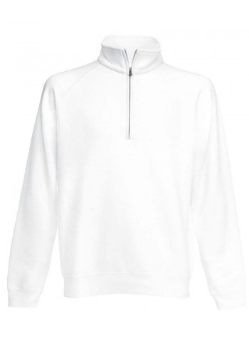 Fruit of the Loom Classic 80/20 zip neck sweatshirt