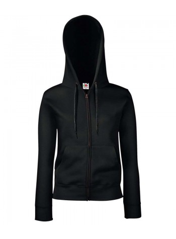 Fruit of the Loom Women's premium 70/30 hooded sweatshirt jacket 2