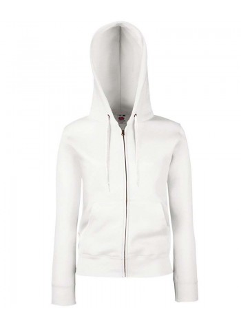Fruit of the Loom Women's premium 70/30 hooded sweatshirt jacket