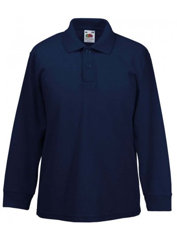 Fruit of the Loom Kids long sleeve 65/35 polo 2