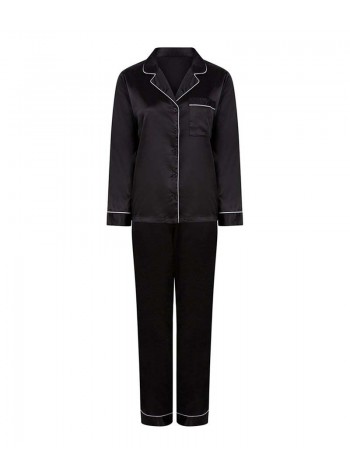 Towel City Women's satin long pyjamas 2