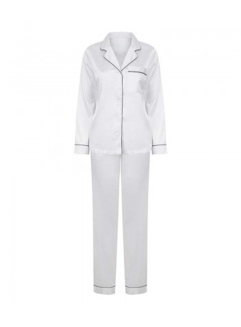 Towel City Women's satin long pyjamas