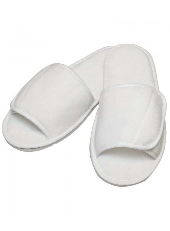 Towel City Open-toe slippers with hook and loop strap 2