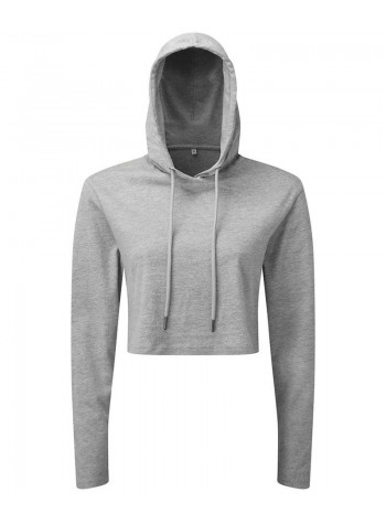 Women's TriDri® cropped hooded long sleeve t-shirt 2