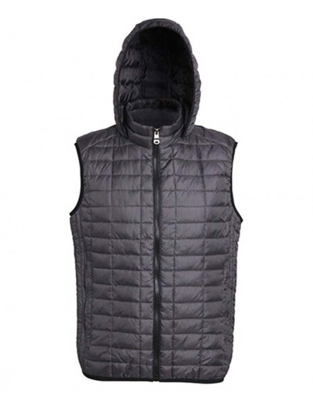 2786 Honeycomb hooded gilet