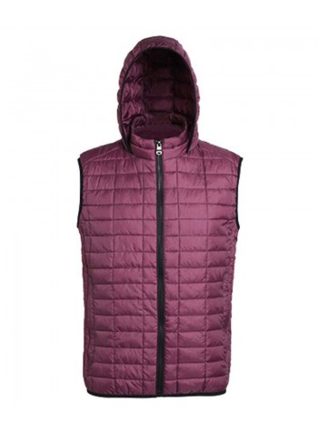2786 Honeycomb hooded gilet 2