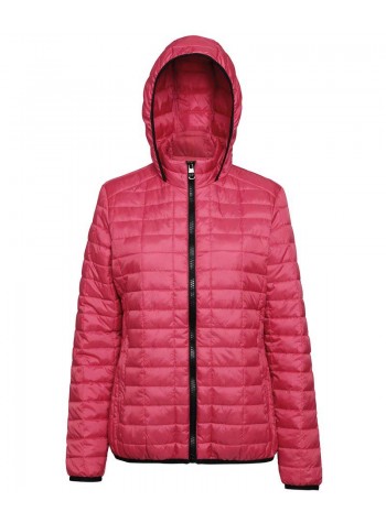 2786 Women's honeycomb hooded jacket 2