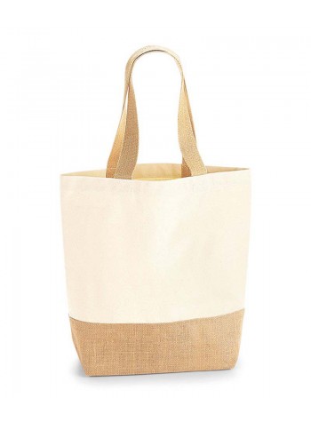Westford Mill Jute Base Canvas Shopper 2