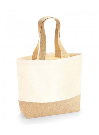 Westford Mill Jute Base Canvas Tote 2