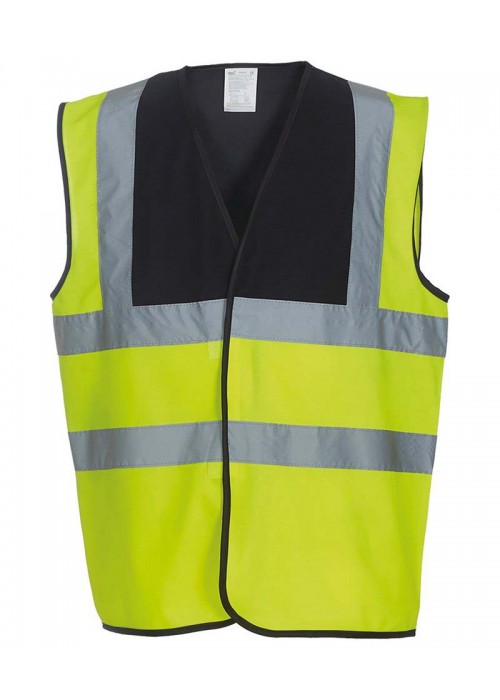 Yoko Hi-vis 2-band-and-braces waistcoat (HVW100) | GoCustom®