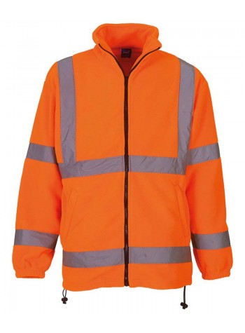 Yoko Hi-vis heavyweight fleece jacket (HVK08) 2