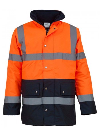 Yoko Hi-vis two-tone motorway jacket (HVP302) 2