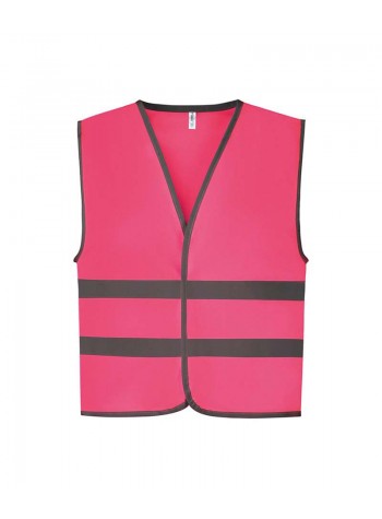 Yoko Hi-vis reflective border kids waistcoat (HVW102CH) 2