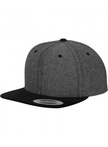Flexfit by Yupoong Chambray-suede snapback (6089CH) 2