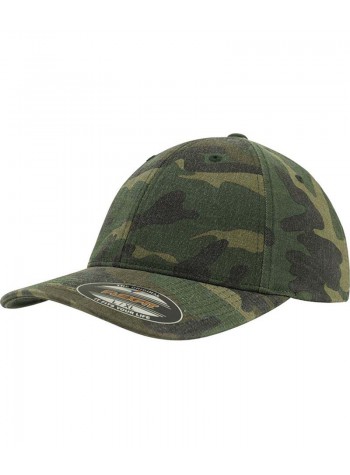 Flexfit by Yupoong Flexfit Garment Washed Camo Cap (6977CA) 2