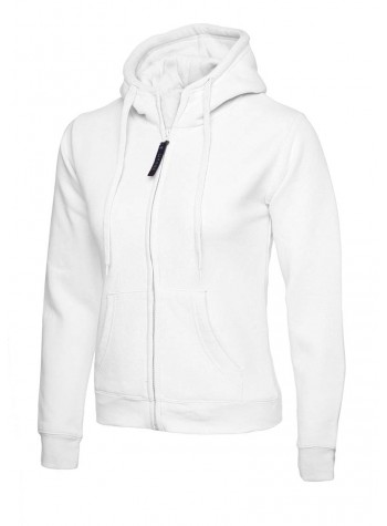 Uneek Clothing Ladies classic full zip hooded sweatshirt