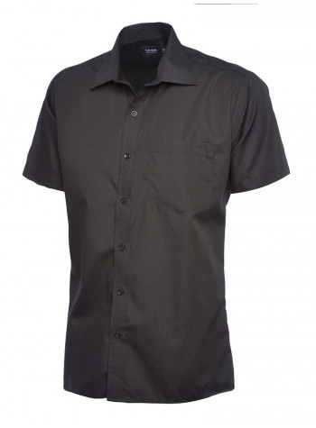 Uneek Clothing Mens poplin half sleeve shirt 2