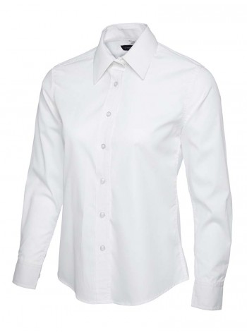 Uneek Clothing Ladies poplin full sleeve shirt