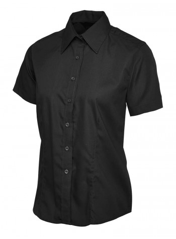 Uneek Clothing Ladies poplin half sleeve shirt 2