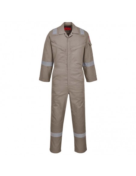 Portwest Araflame Silver Coverall