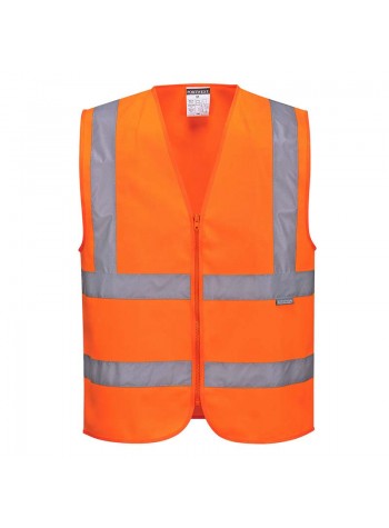 Portwest Hi-Vis Zipped Band & Brace Vest