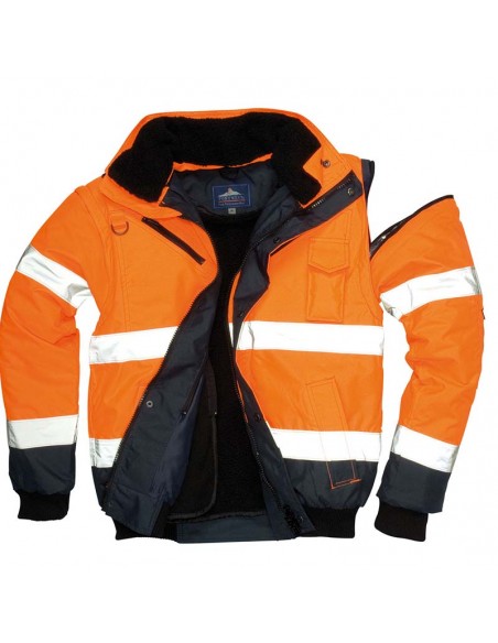 Portwest Hi-Vis Contrast Bomber Jacket