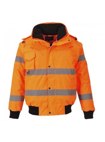 Portwest Hi-Vis 3-in-1 Bomber Jacket