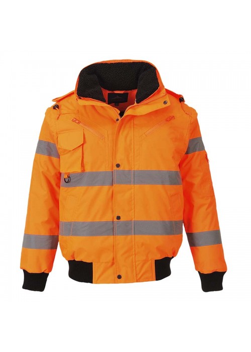 Portwest Hi-Vis 3-in-1 Bomber Jacket