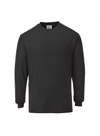Portwest Flame Resistant Anti-Static Long Sleeve T-Shirt
