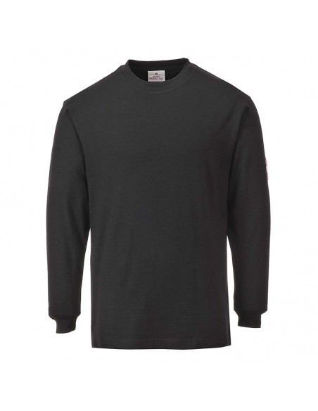 Portwest Flame Resistant Anti-Static Long Sleeve T-Shirt