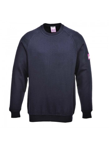 Portwest Flame Resistant Anti-Static Long Sleeve Sweatshirt