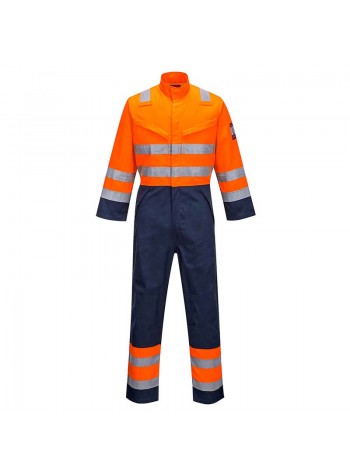 Portwest Modaflame RIS Navy/Orange Coverall