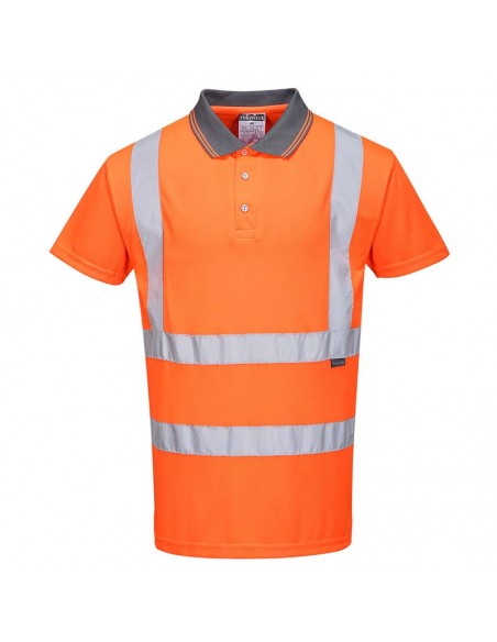 Portwest Hi-Vis Short Sleeved Polo RIS