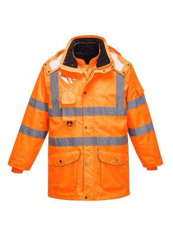 Portwest Hi-Vis 7-in-1 Traffic Jacket RIS