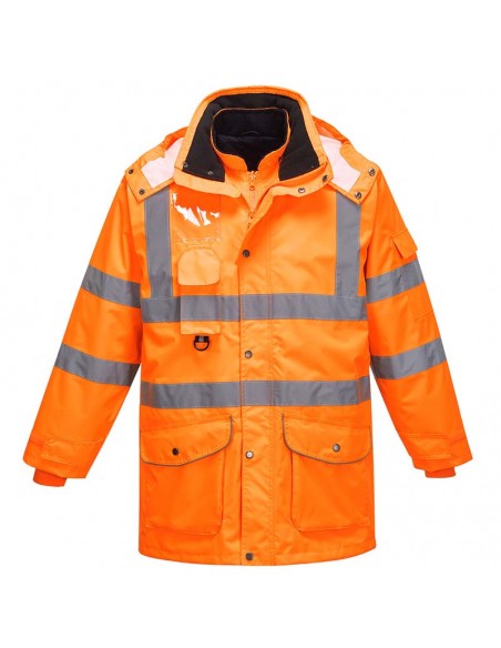 Portwest Hi-Vis 7-in-1 Traffic Jacket RIS